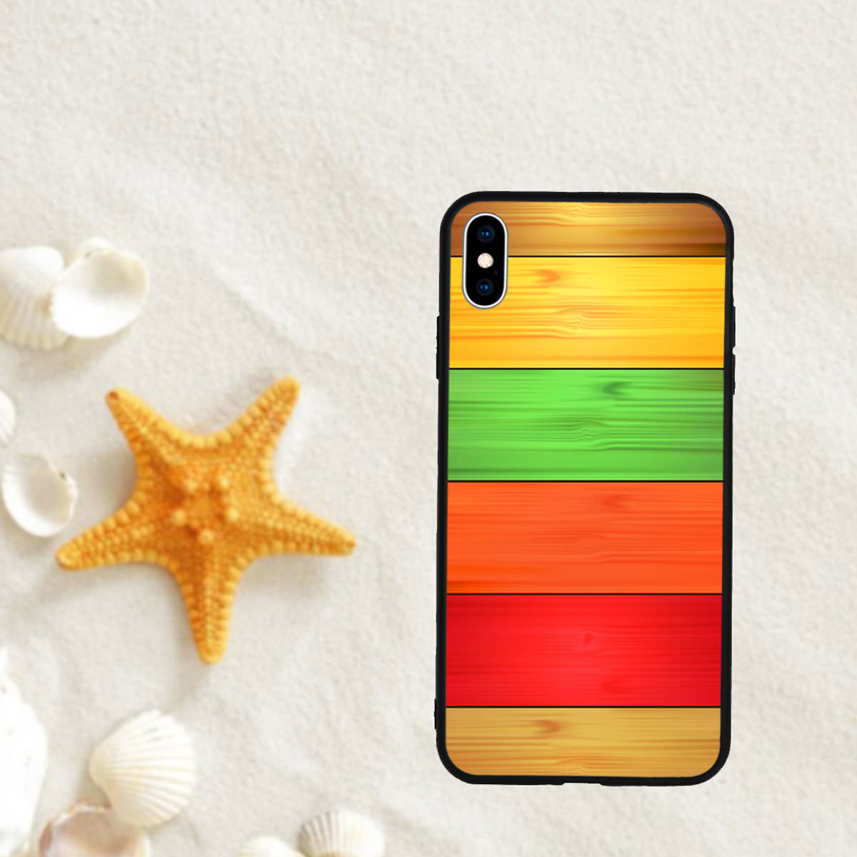 Ốp lưng viền TPU cho điện thoại Iphone Xs Max - Sắc Màu