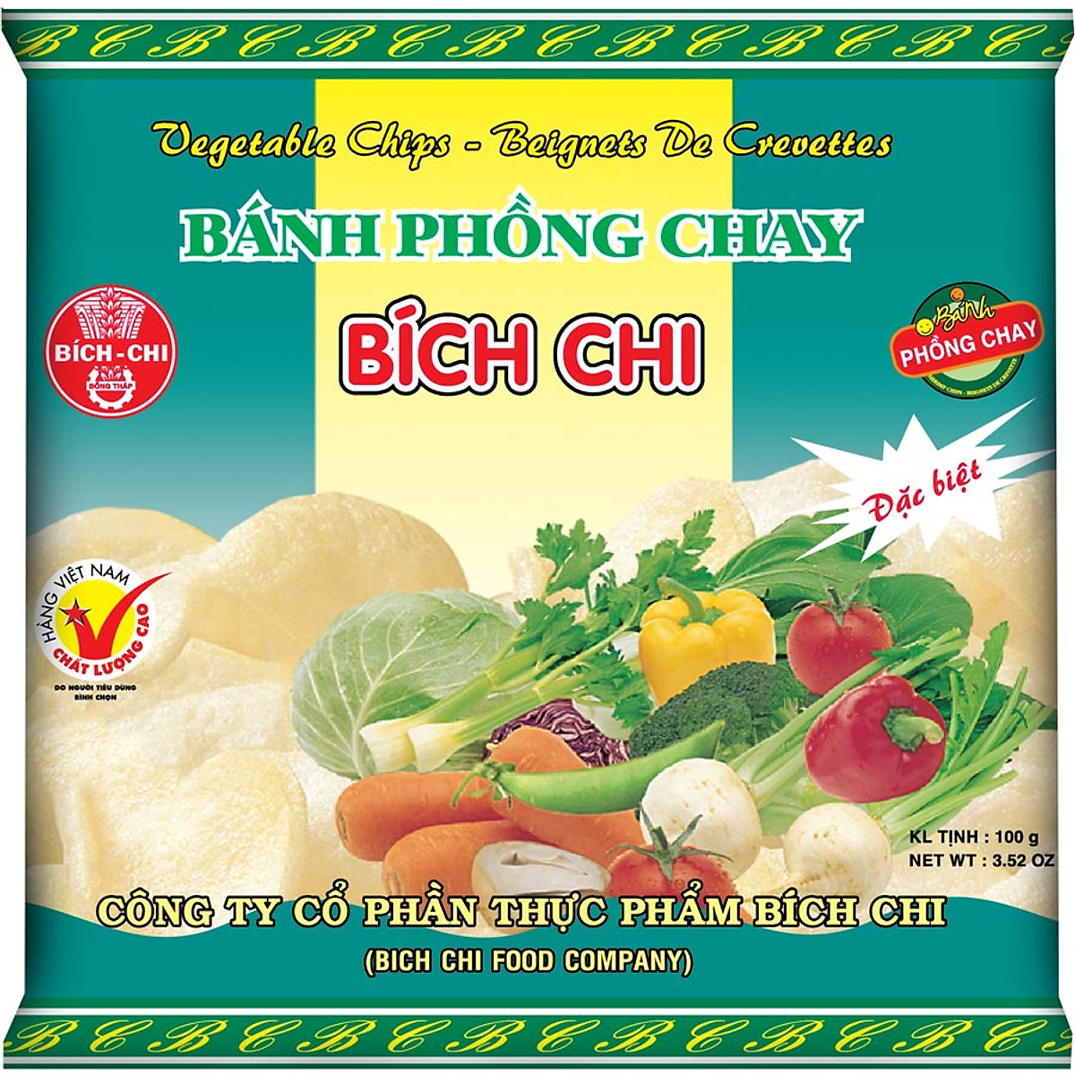 Bánh phồng chay Bích Chi (100g/gói)