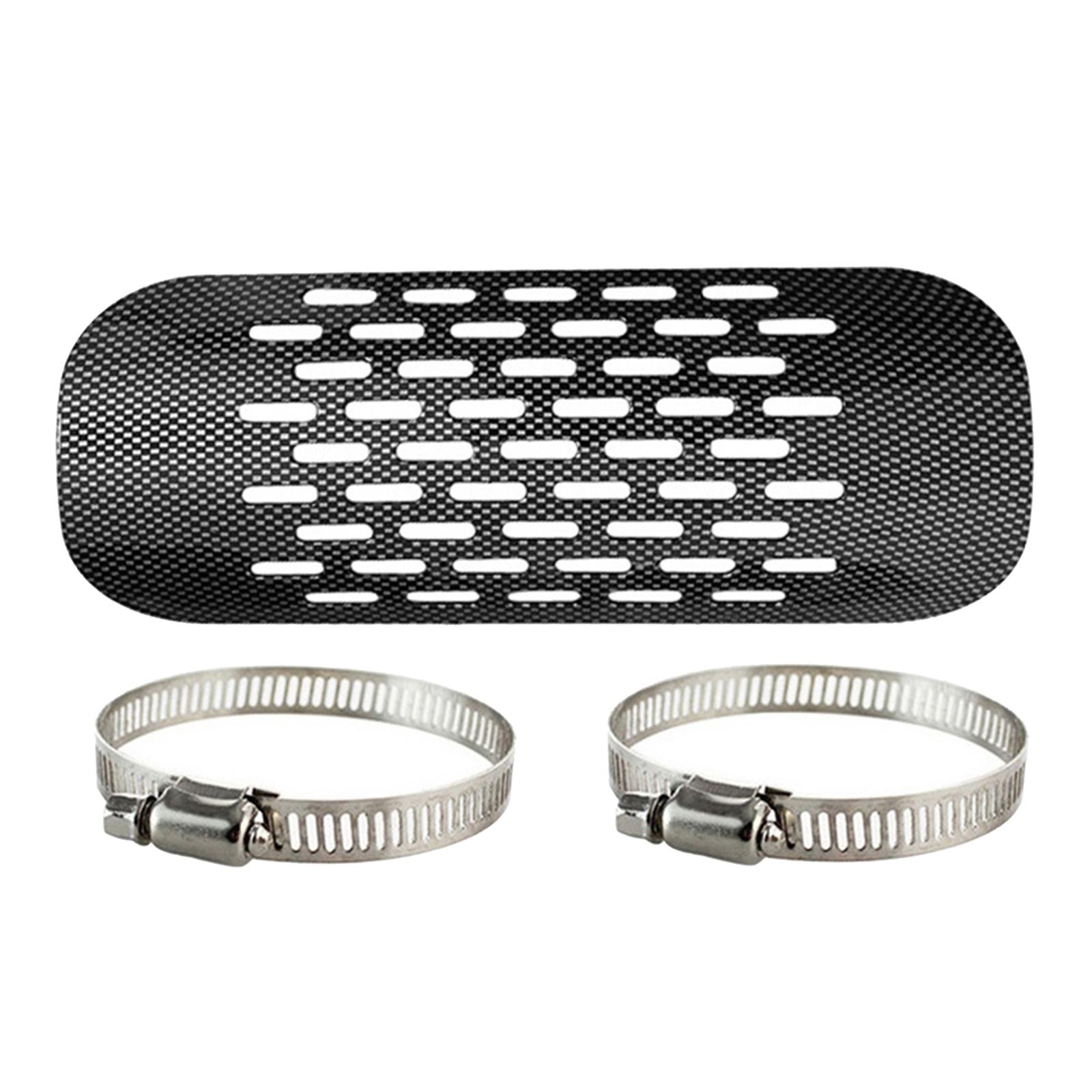 Motorcycle Motorbike Exhaust Heat Shield Protector Exhaust Pipe Muffler Silencer Pipe Cover Guard for Harley Prince racing 400 earth