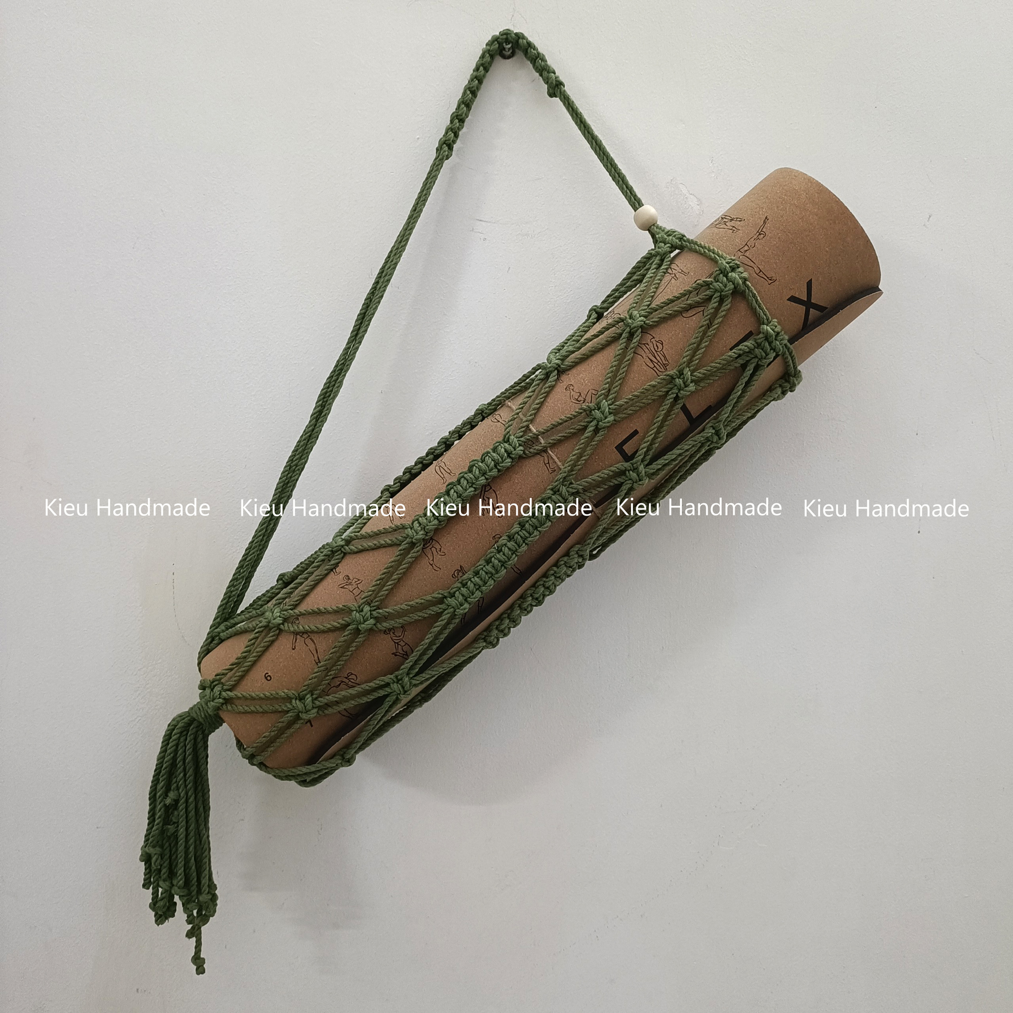 Túi đựng thảm yoga Macrame handmade - ẢNH THẬT