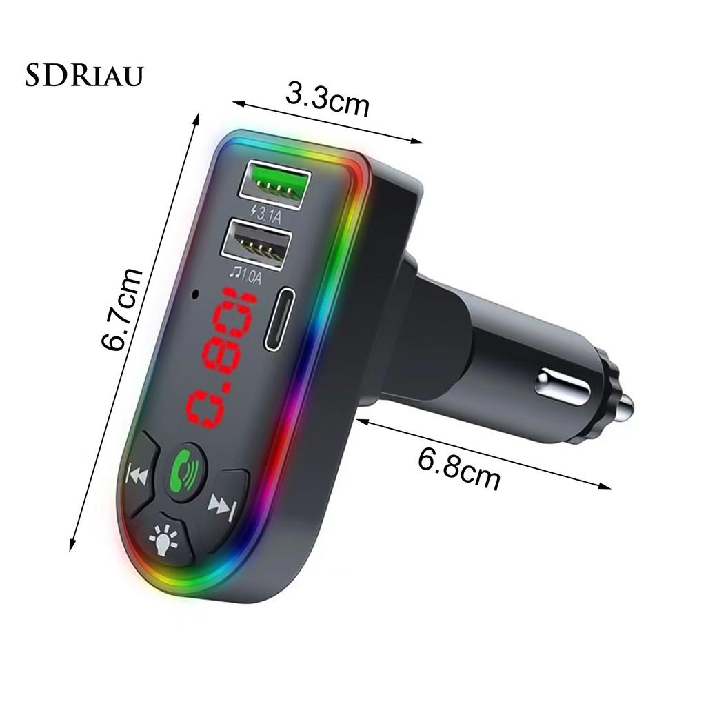 Máy Nghe Nhạc Mp3 Bluetooth 5.0 18w Xqxdzx F7 Cho Xe Hơi