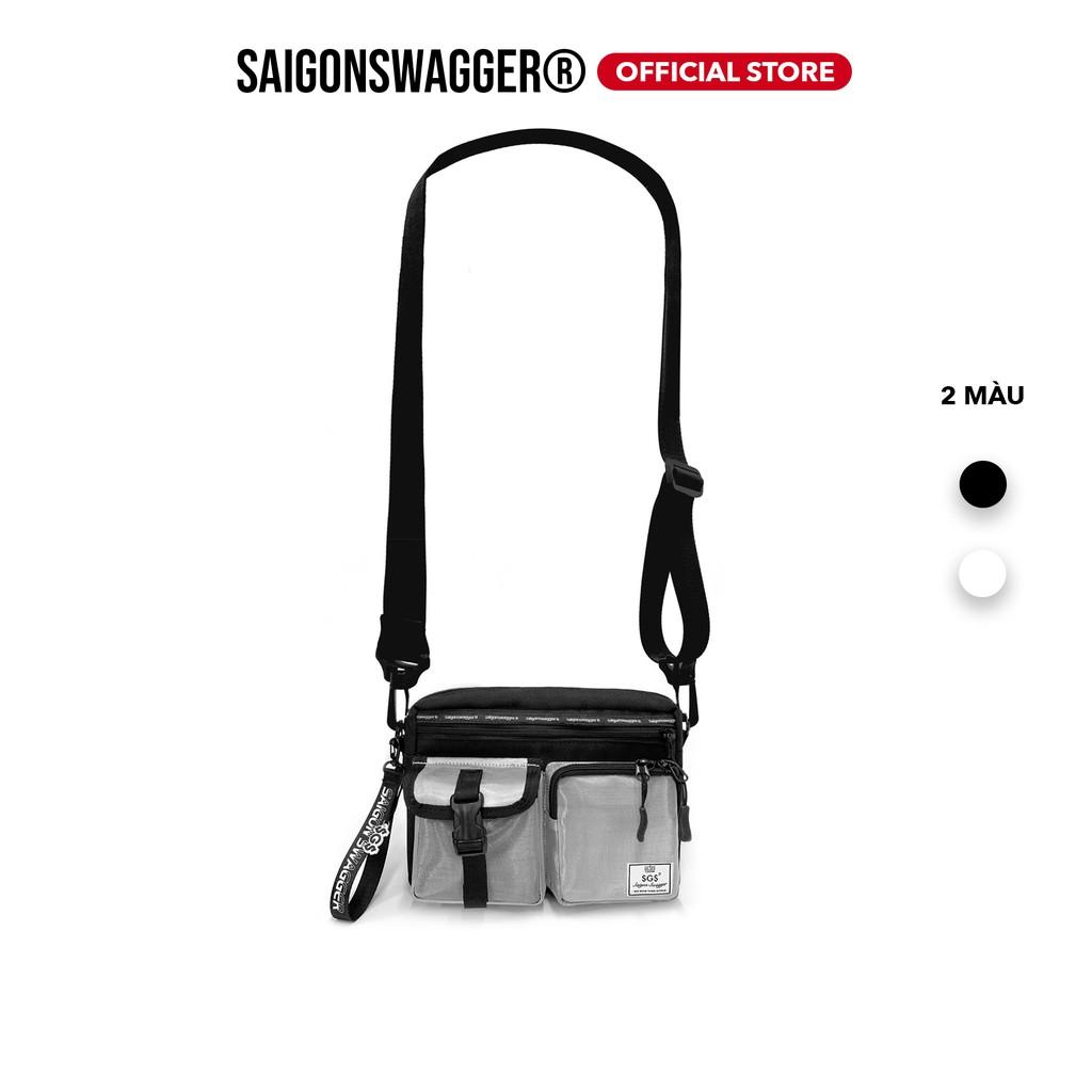 Túi Đeo Chéo Nam, Nữ Phối Lưới Vi Tính SAIGON SWAGGER SGS Meshy Cross Body Bag