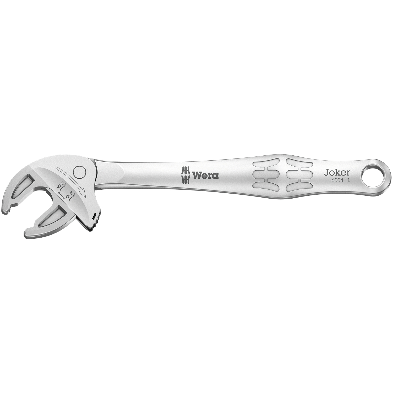 Cờ lê tự điều chỉnh size 16 - 19 (hệ mét) hay 5/8"-3/4" (hệ inch) 6004 Joker L self-setting spanner Wera 05020101001