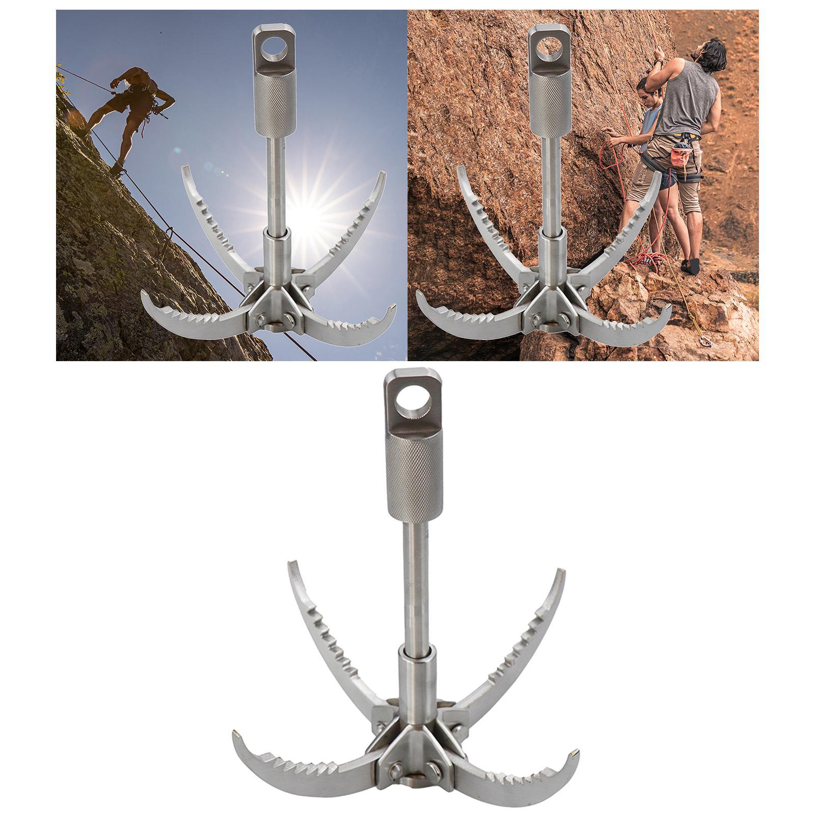 Grappling Hook, Durable Outdoor Multifunctional Climbing Hook for Survival Hiking