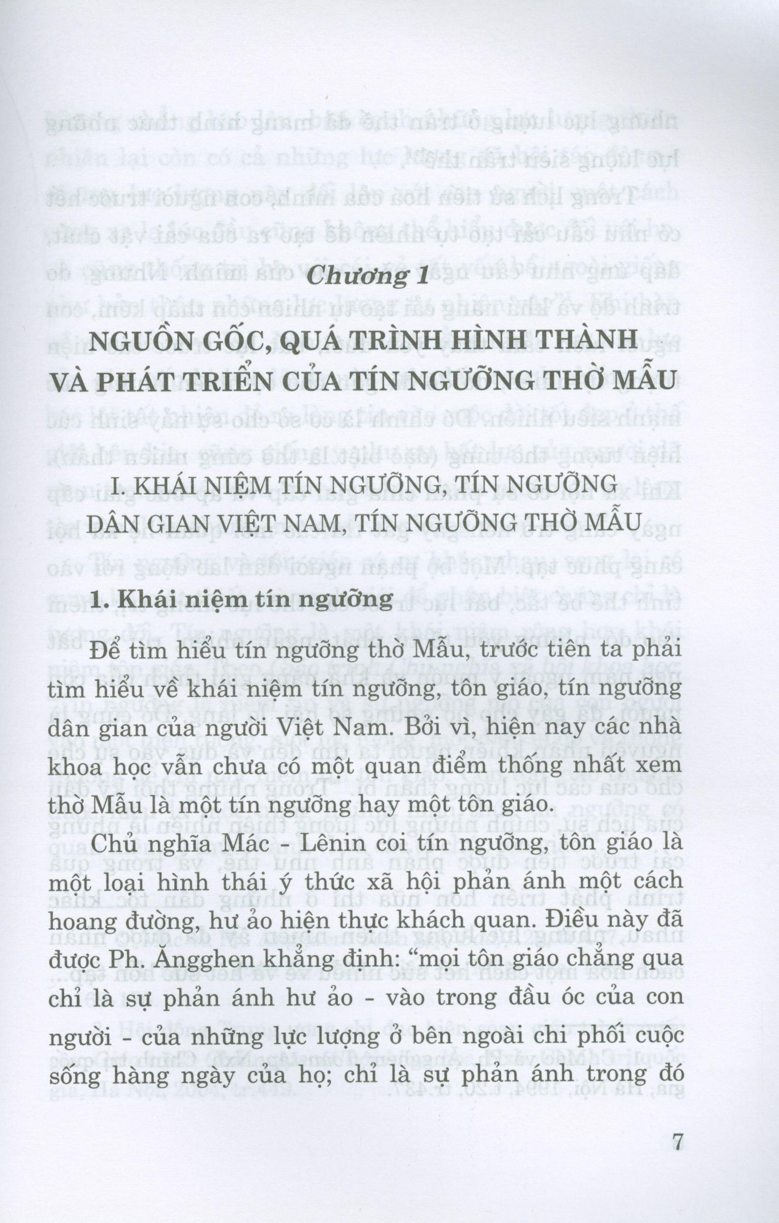 Tín Ngưỡng Thờ Mẫu Của Người Việt Nam