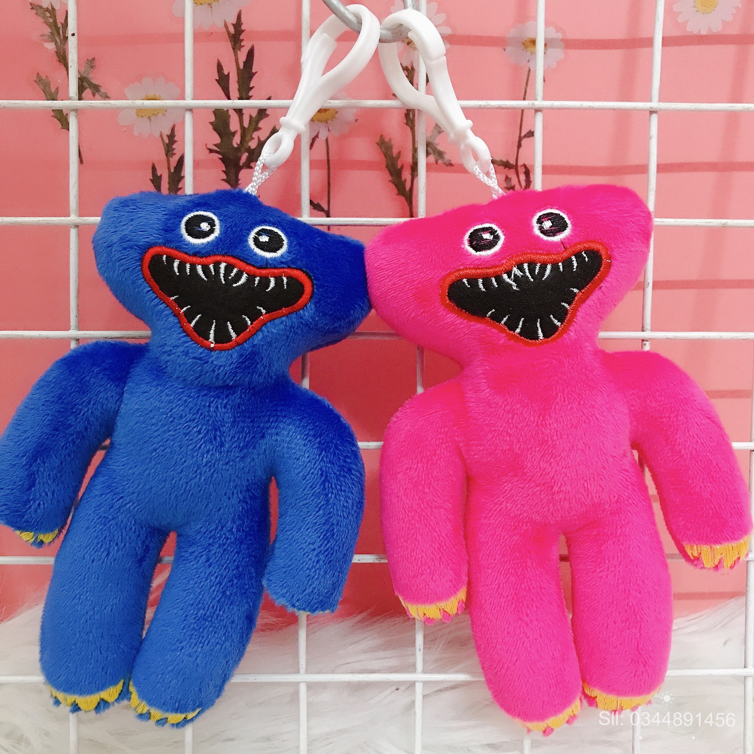 Móc Khóa Huggy Wuggy Trong Game Poppy Playtime Siêu Dễ Thương - Móc Khóa Balo Túi Xách Ảnh Thật Shop Chụp