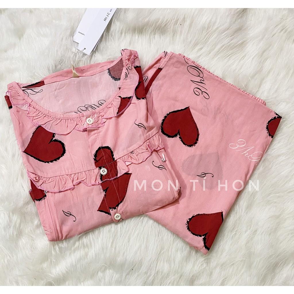 Bộ sau sinh vải Lanh lụa siêu mát Có khoá cho bé bú và chun rút điều chỉnh - Nhiều màu - Free size