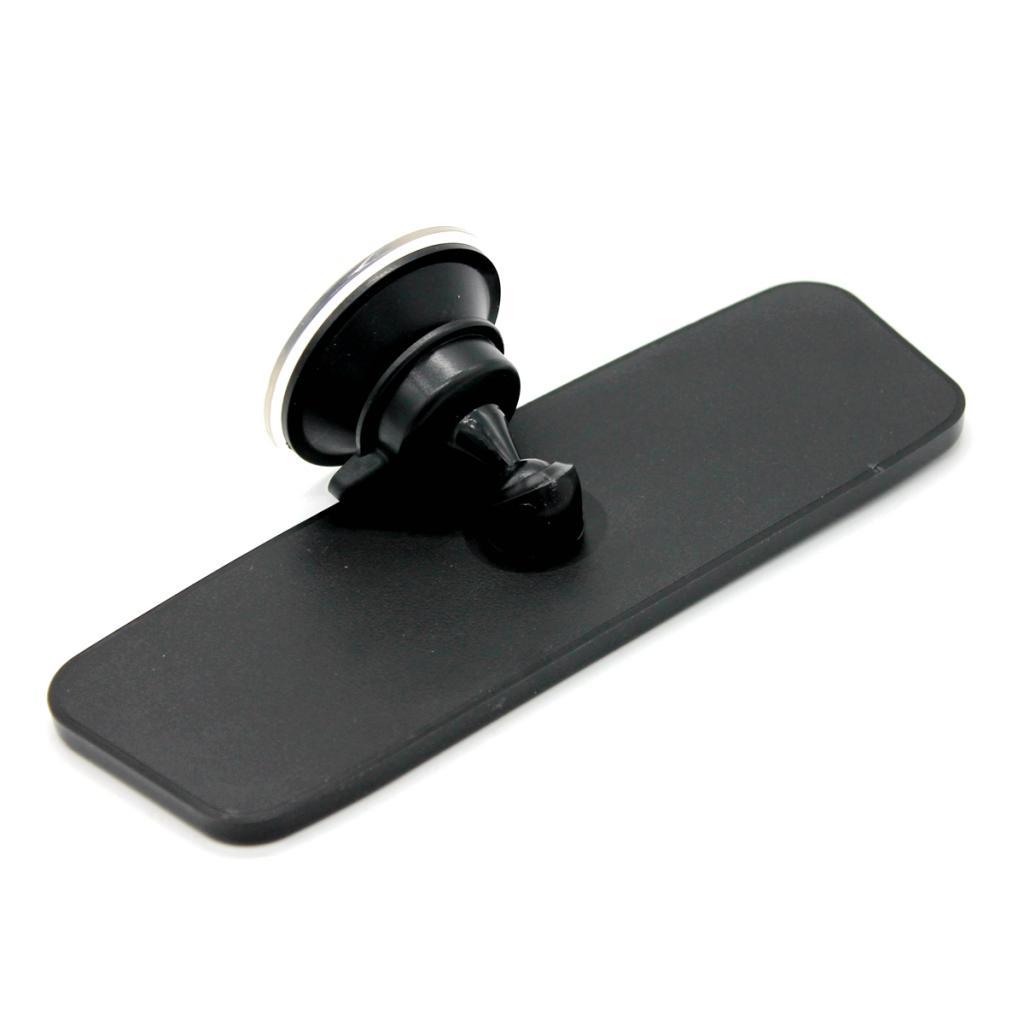 2x Black Car Mirror Interior Rear View Mirror Suction Cup Rear Mirror