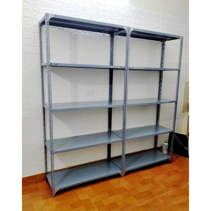 Kệ Sắt V Lỗ Đa Năng Dài 0,8m x Rộng 0,3m x Cao 2m x 5 Tầng Lắp Ghép Để Đồ, Hàng