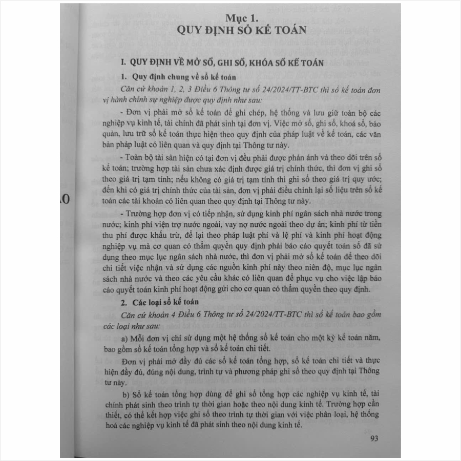 Sách Hướng Dẫn Phương Pháp Ghi Chép, Thiết Kế Mẫu Chứng Từ, Sổ Kế Toán và Sơ Đồ Kế Toán Hành Chính Sự Nghiệp theo Thông tư 24/2024/TT-BTC (V2477T)
