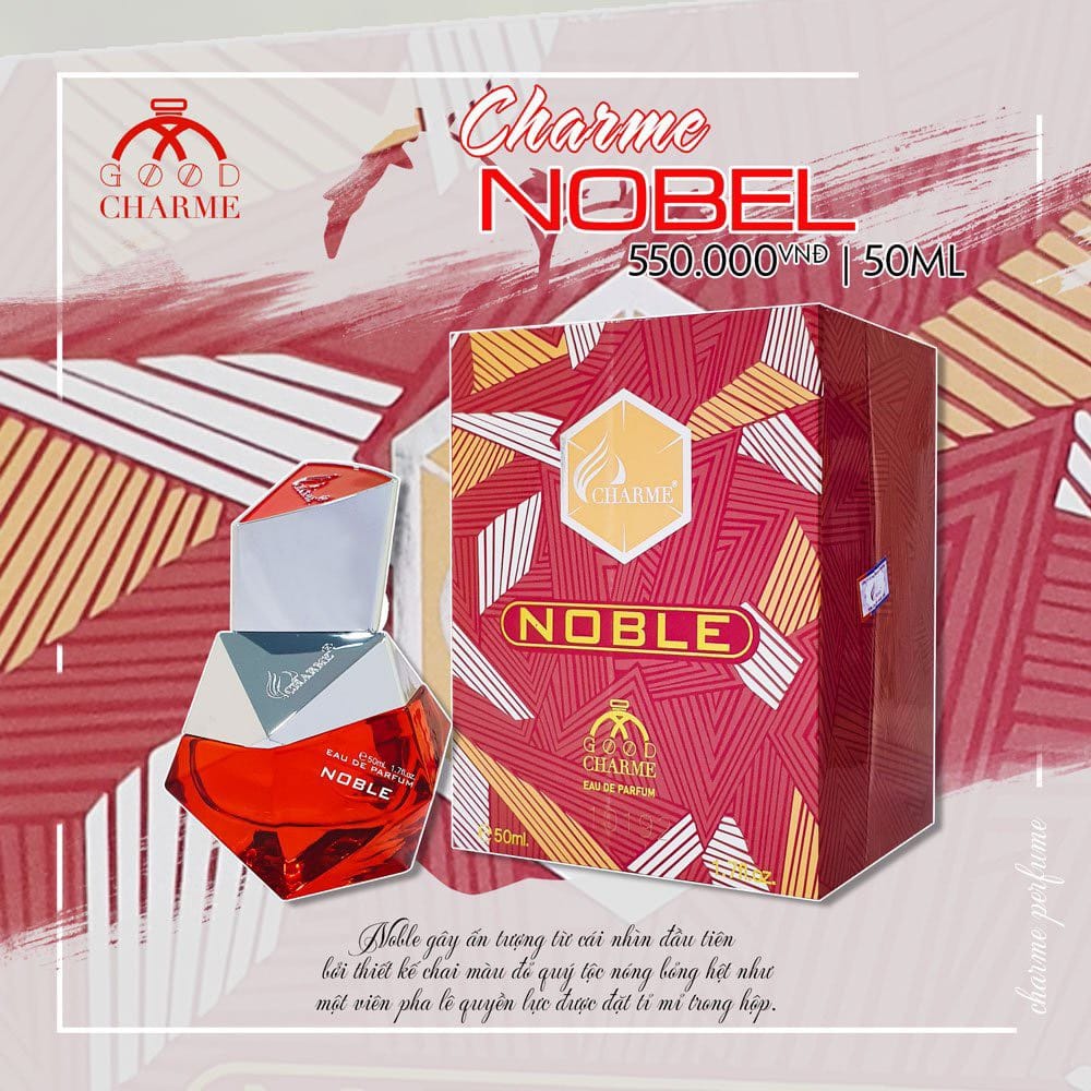 Nước hoa nữ lưu hương lâu, Charme Noble, chiết xuất hoa cam, ngọt ngào, quyến rũ, đầy sức hút, 50ml