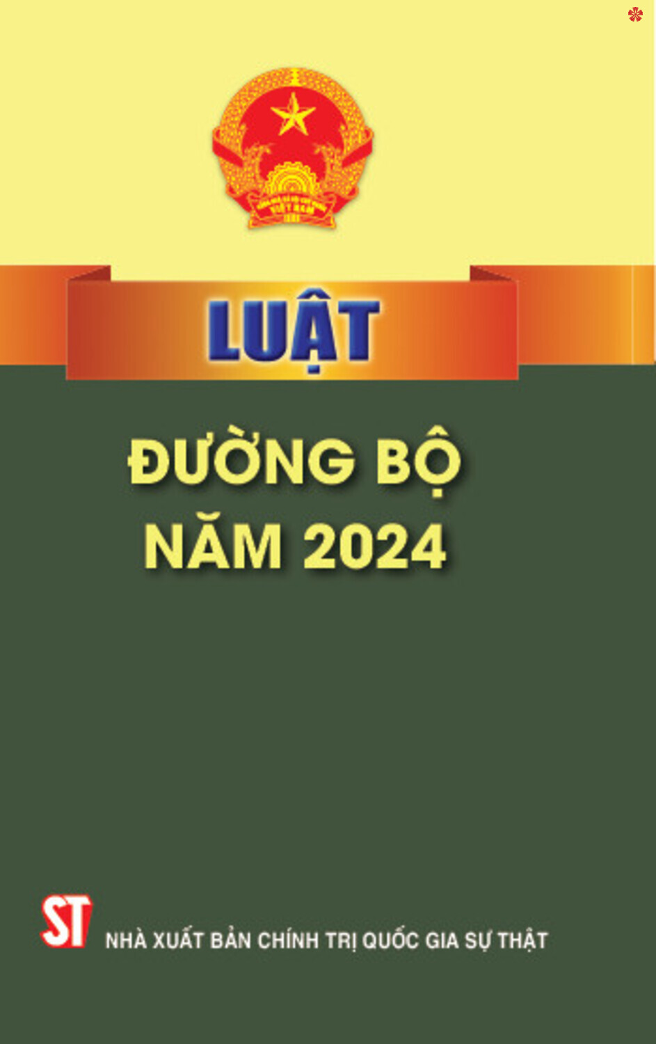 Luật đường bộ năm 2024 - bản in 2024