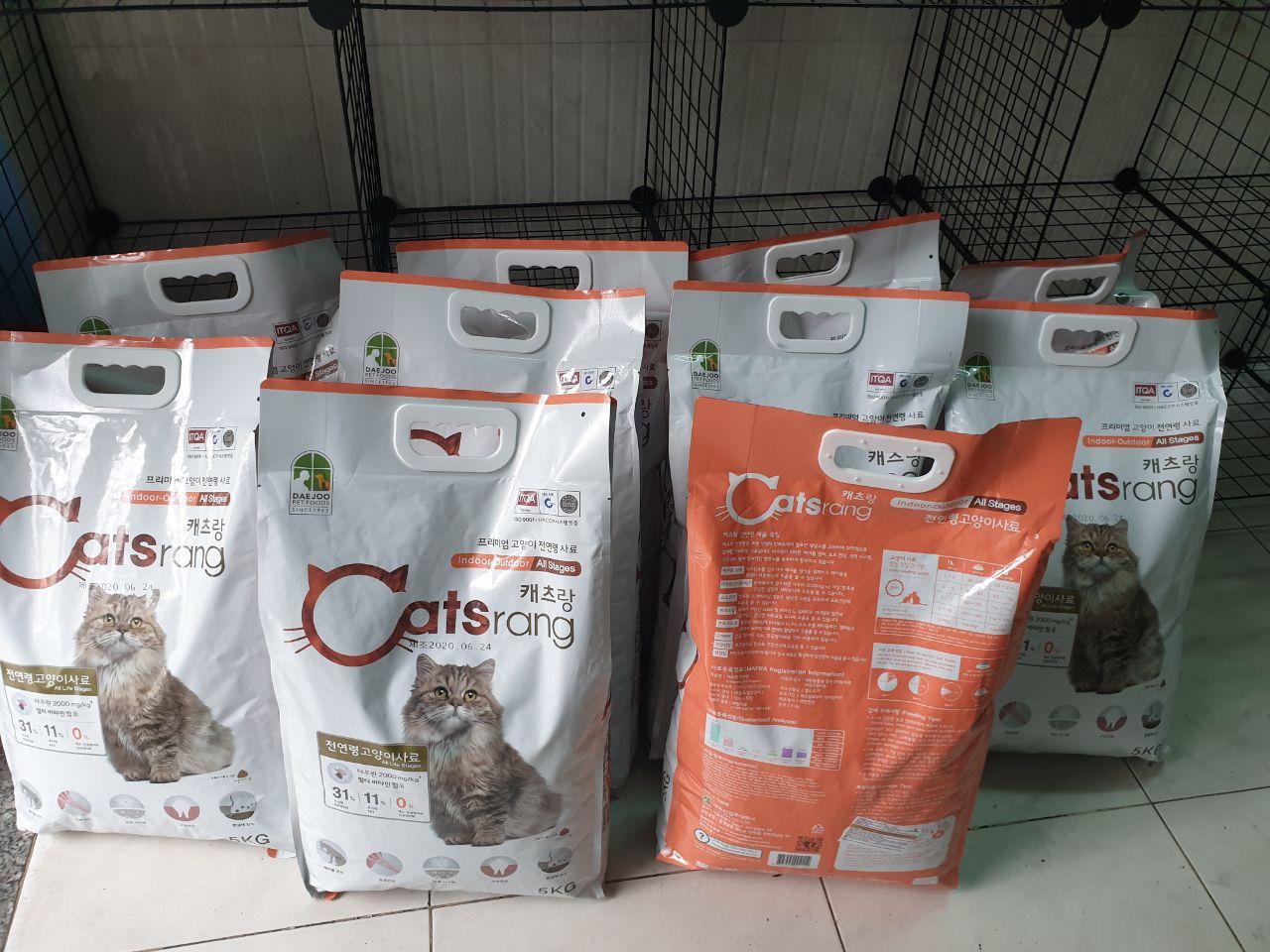 Catsrang 5Kg Thức Ăn Hạt Cho Mèo Mọi Lứa Tuổi