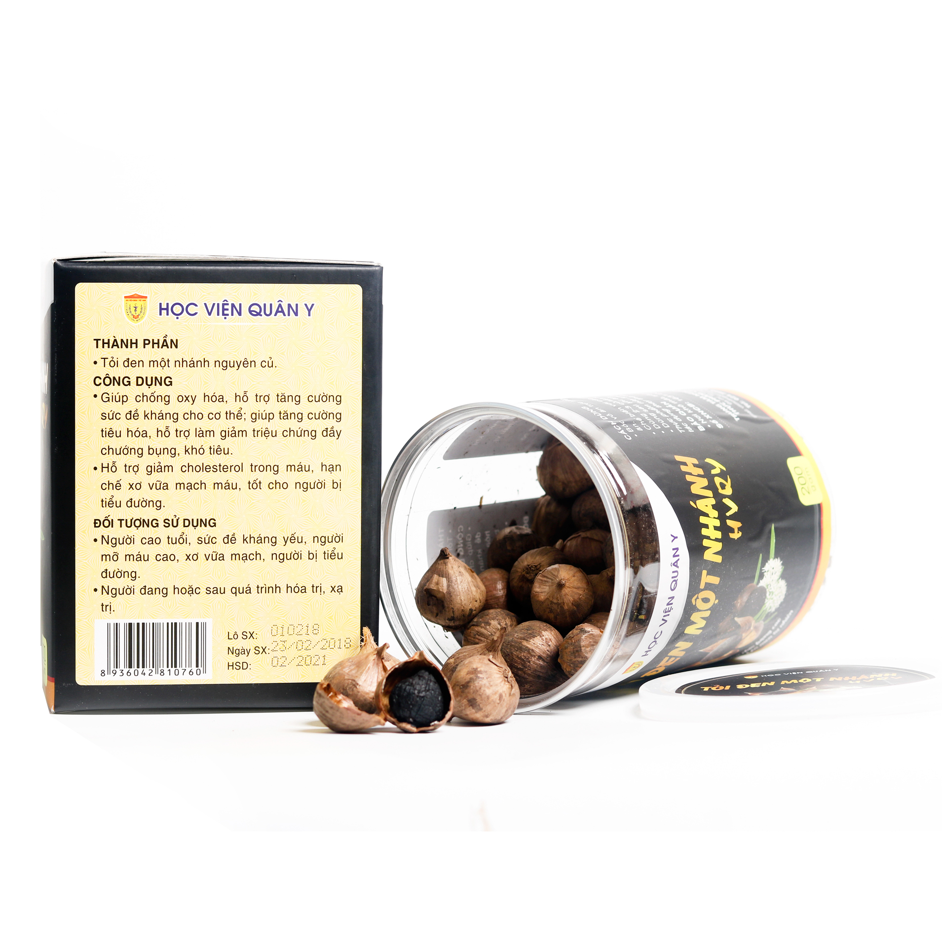 Tỏi Đen một nhánh Học Viện Quân Y - 200g
