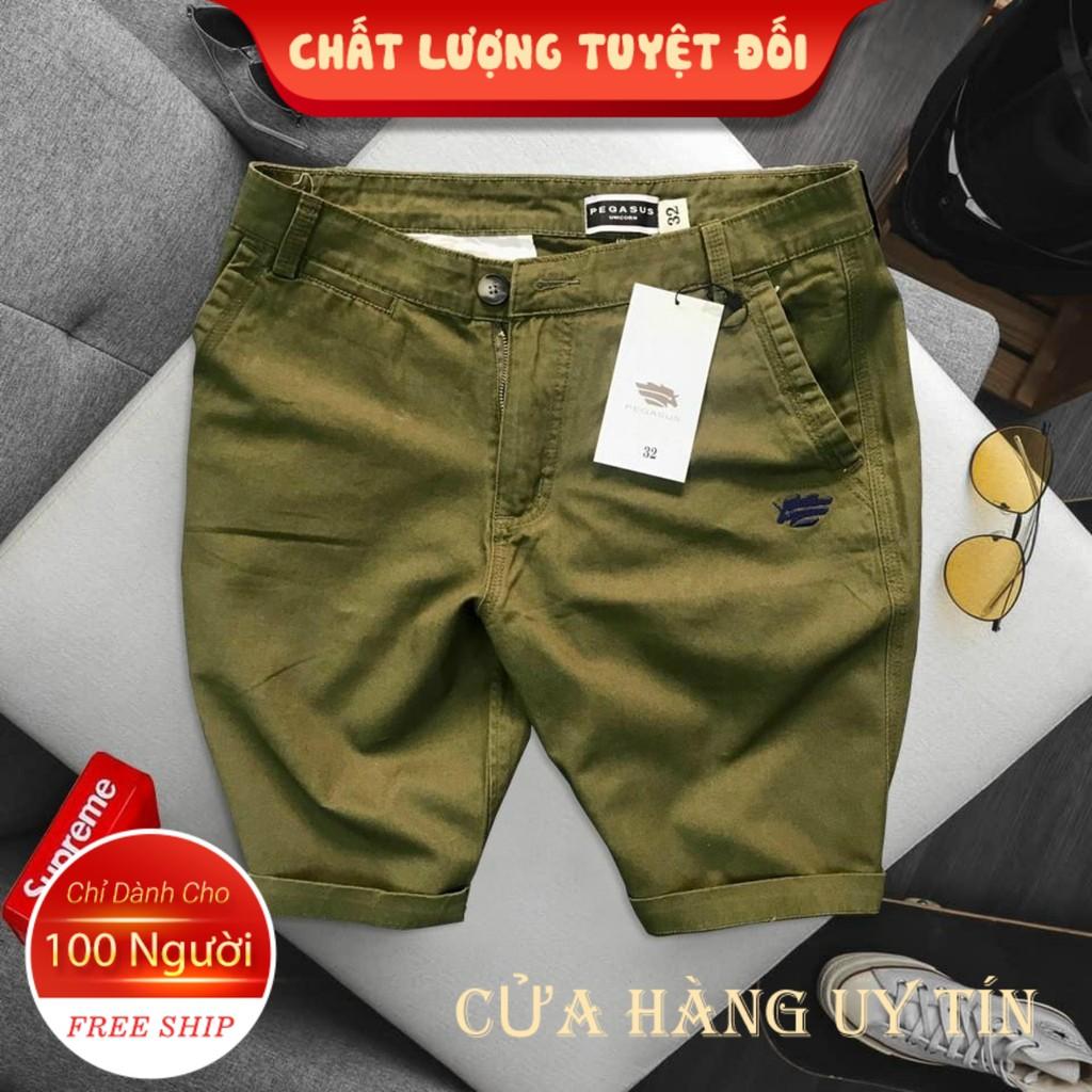 Quần short kaki nam cao cấp màu đen