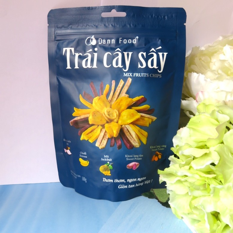 TRÁI CÂY SẤY DANN FOOD GÓI 100G