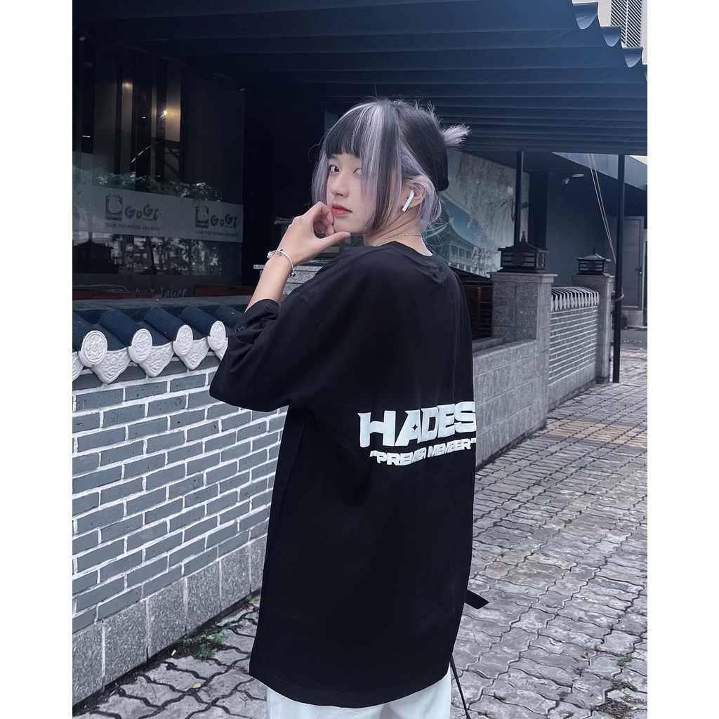 Áo thun Hades basic nam nữ áo thun tay lỡ hades sài gòn Full local brand phong cách ulzzang - Gin Store