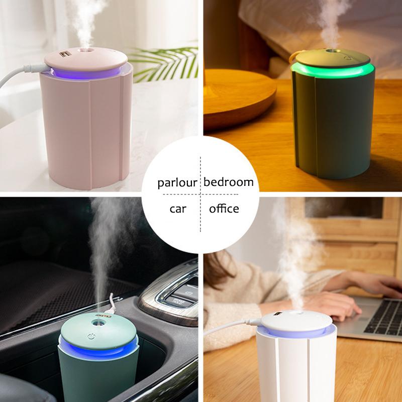 Máy Phun Sương Tạo Độ Ẩm Hộ Gia Đình Phòng Ngủ Nhỏ Mini 260ML Thanh Lọc Không Khí Phun Xịt Nước Bổ Sung Cụ USB Điều Hòa Không Khí