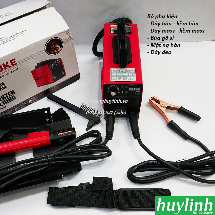 Máy hàn que điện tử mini Sasuke ZX7-200E - hàng chính hãng