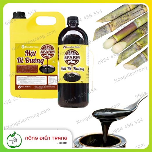 Combo Nấm đối kháng Trichoderma + Mật rỉ đường SFARM - Chế phẩm ủ phân bón hữu cơ, xử lí rác thải hữu cơ VTNN Nông Điền Trang