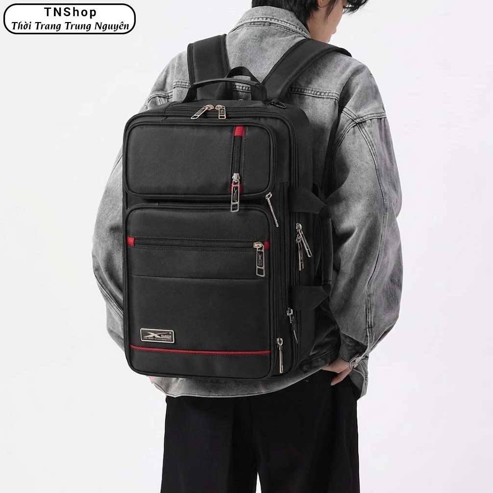 Cặp Học Sinh Cấp 2 Cấp 3 Xbags Pride XB 4102 - Cặp Đa Năng 2 Trong 1 Có Ngăn Đựng Laptop, Vải Chống Nước Bền Đẹp, Thiết Kế Nhiều Ngăn Tiện Lợi