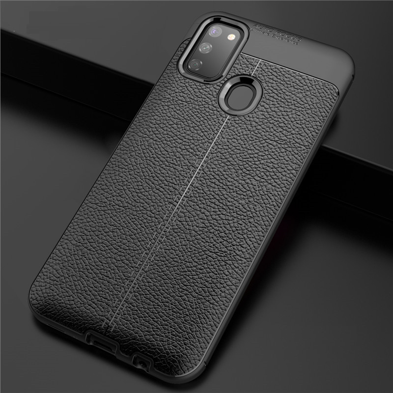 Ốp lưng dành cho SamSung Galaxy M30s silicon giả da chính hãng Auto Focus