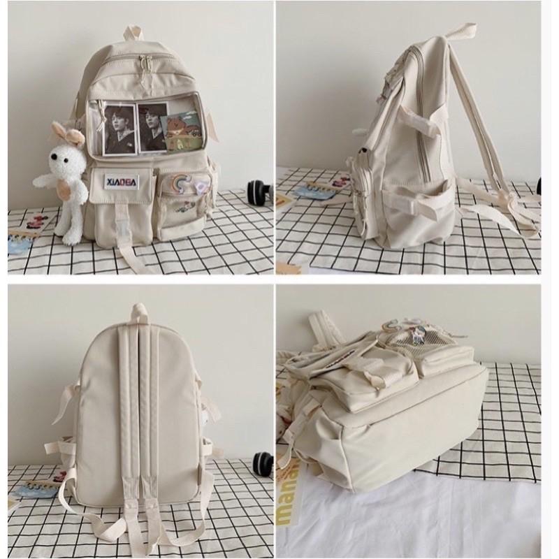 Balo Đi Học Uzllang Thời Trang Giá Rẻ Nhiều Ngăn XIADEA