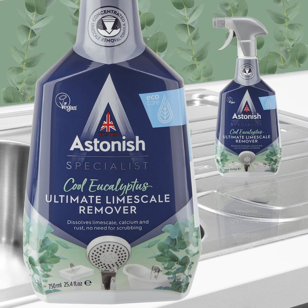 Bình xịt vệ sinh các thiết bị nhà tắm hương chanh Astonish C6940 - 750ml