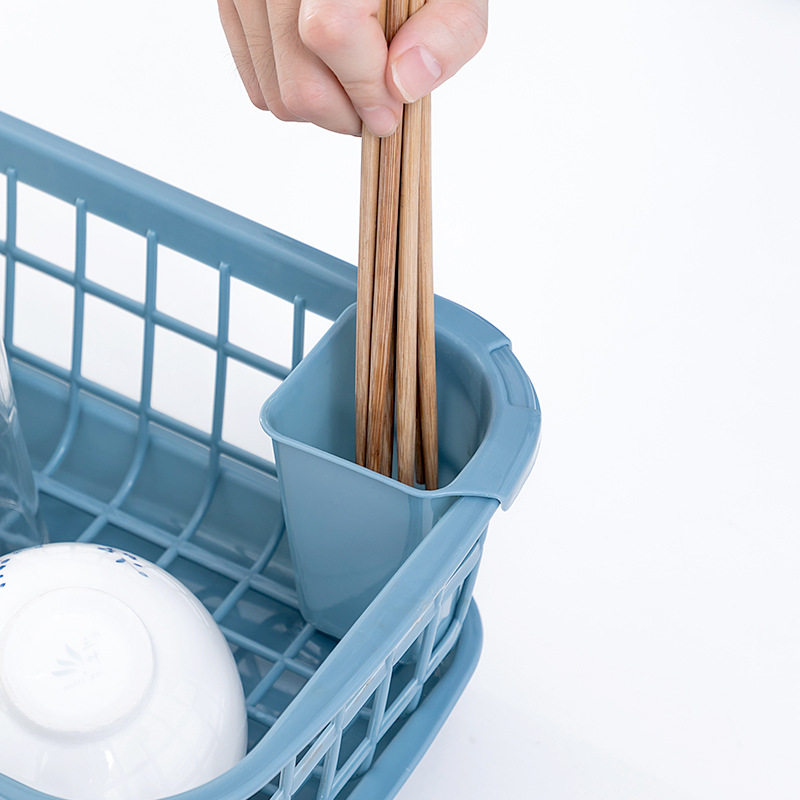 Rổ Úp Chén Dĩa Có Khay Đựng Nước