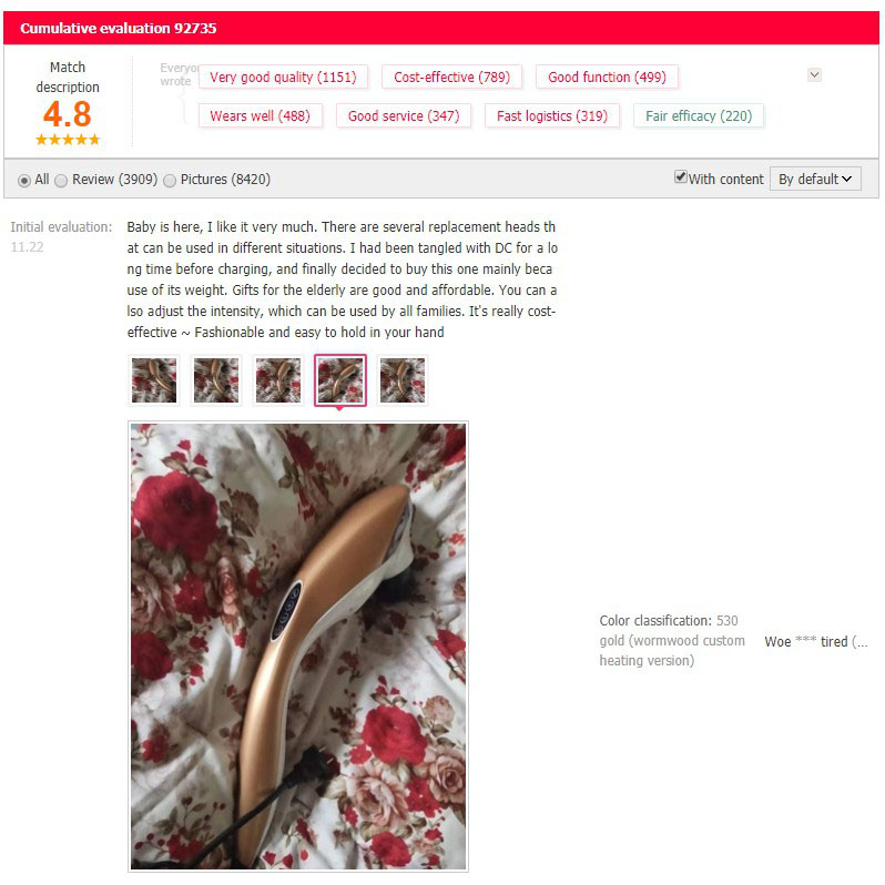 Dụng cụ massage cầm tay + 7 đầu matxa đa năng - Thư giãn đa điểm tay chân lưng bụng vai gáy