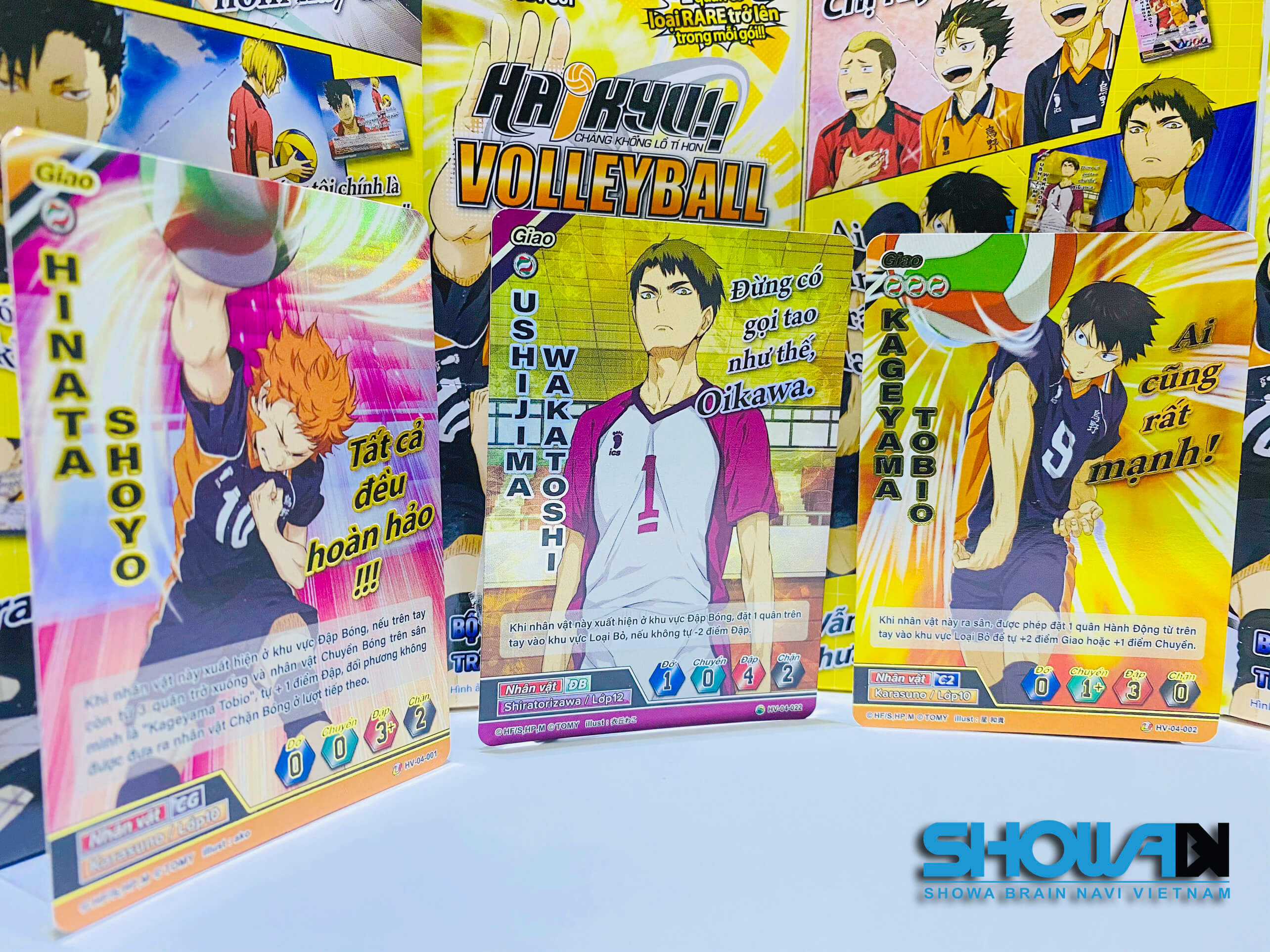 Gói cờ mở rộng HV-04 - Bộ cờ bóng chuyền HAIKYU - 6 Quân cờ / Gói