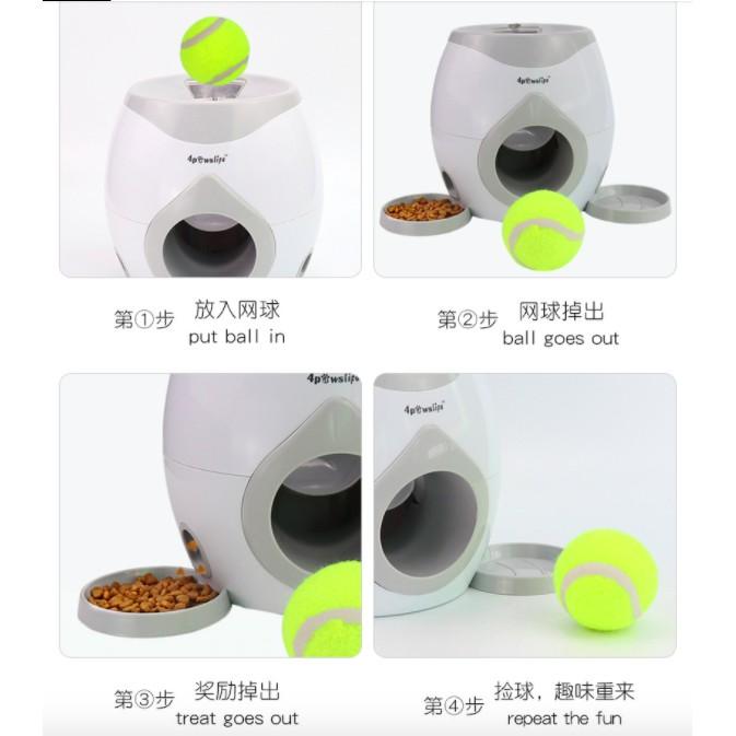 Máy huấn luyện Thú Cưng thông minh 4Pawslife Tennis Reward Machine - AsiaMart