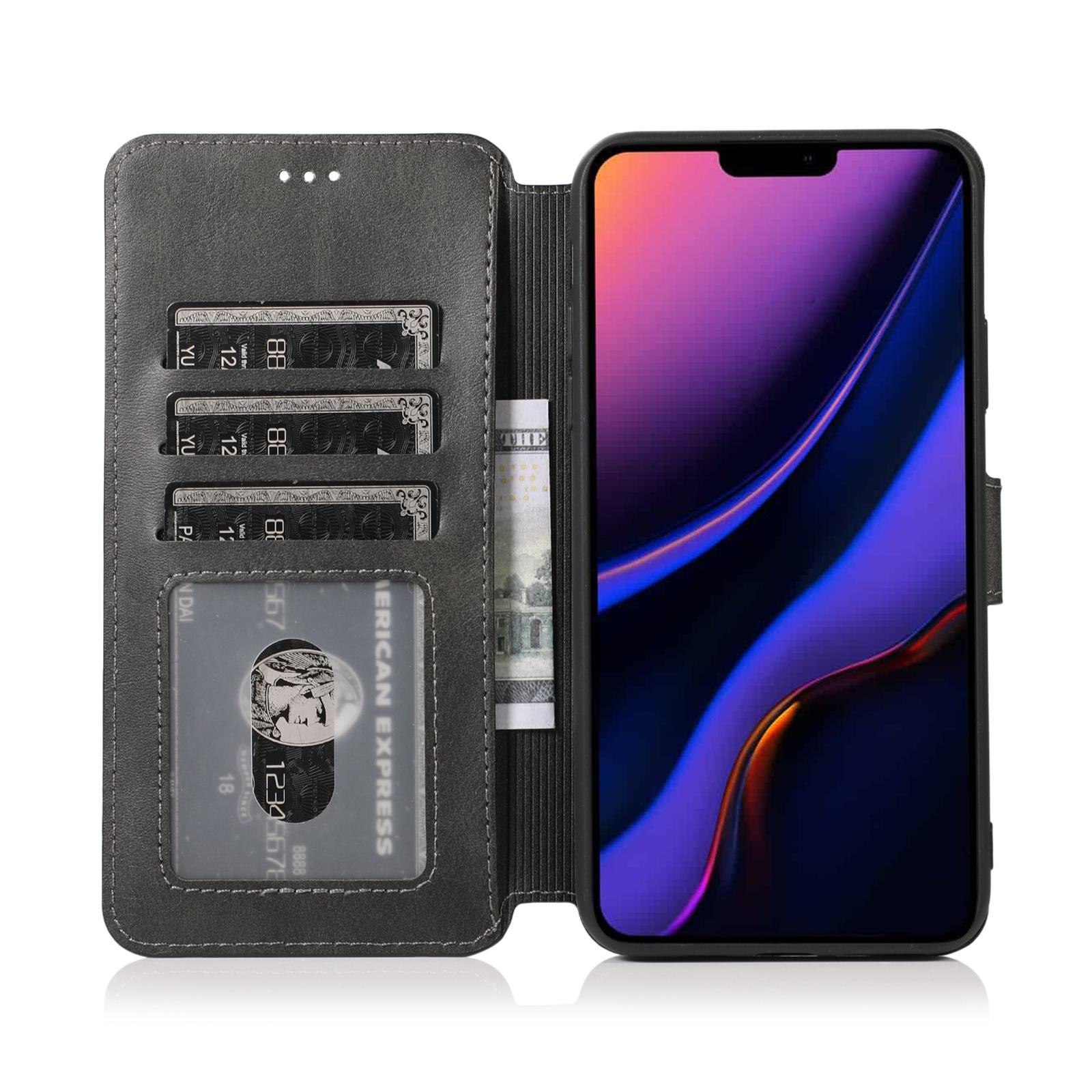 Card Holder Wallet Case Soft Leather Flip Cover Shell for iPhone
