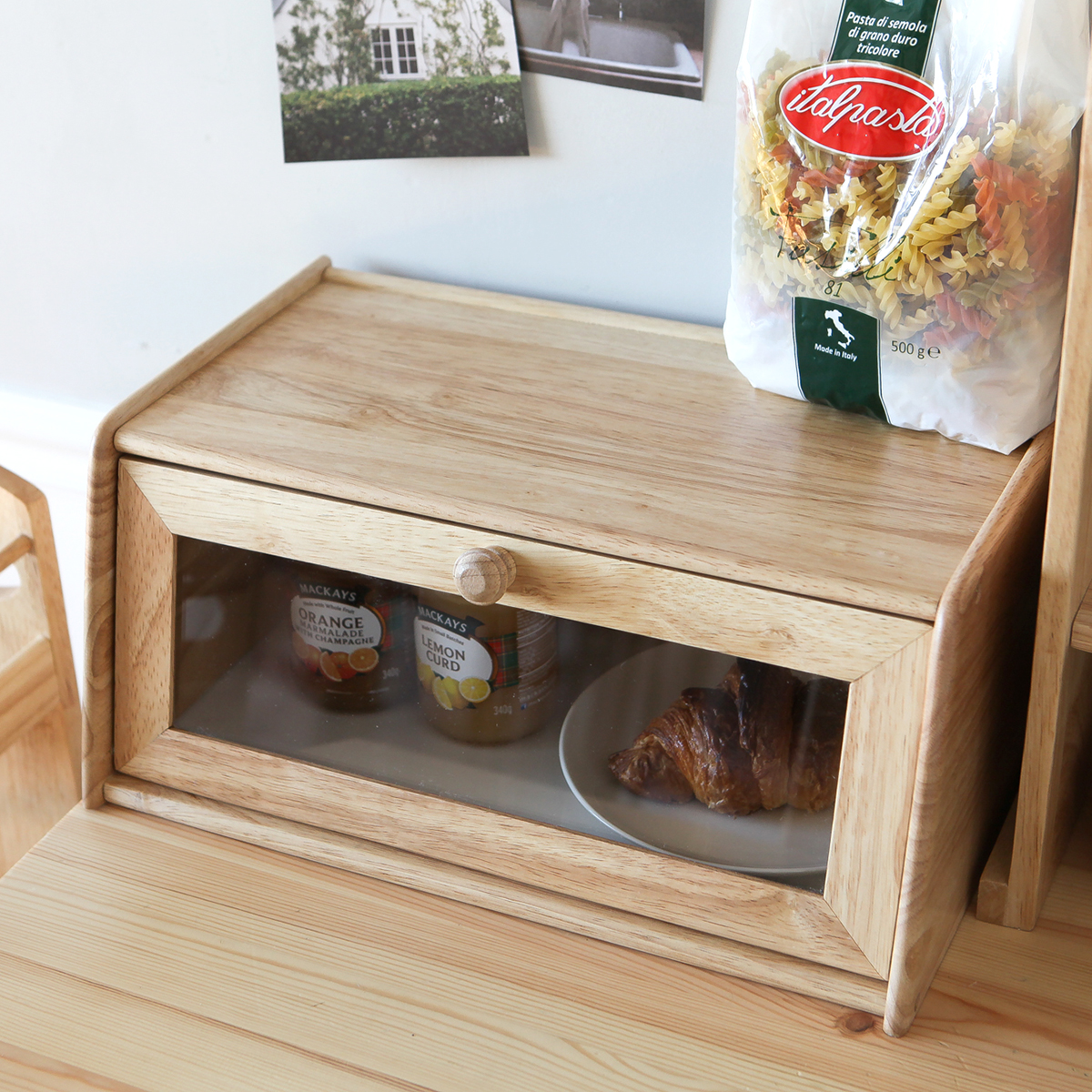 Hộp Để Gia Vị Đồ Dùng Nhà Bếp Bằng Gỗ A Bread Case Nội Thất Kiểu Hàn BEYOURs