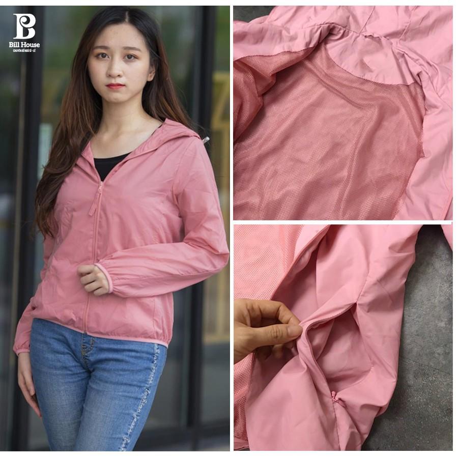 Áo Gió Nữ 2 Lớp Lót Lưới Siêu Phẩm Chống Nước Mùa Lạnh - Áo gió nữ 2 lớp kèm túi cuộn -ÁO GIÓ 2 LỚP CAO CẤP -Áo 2 lớp