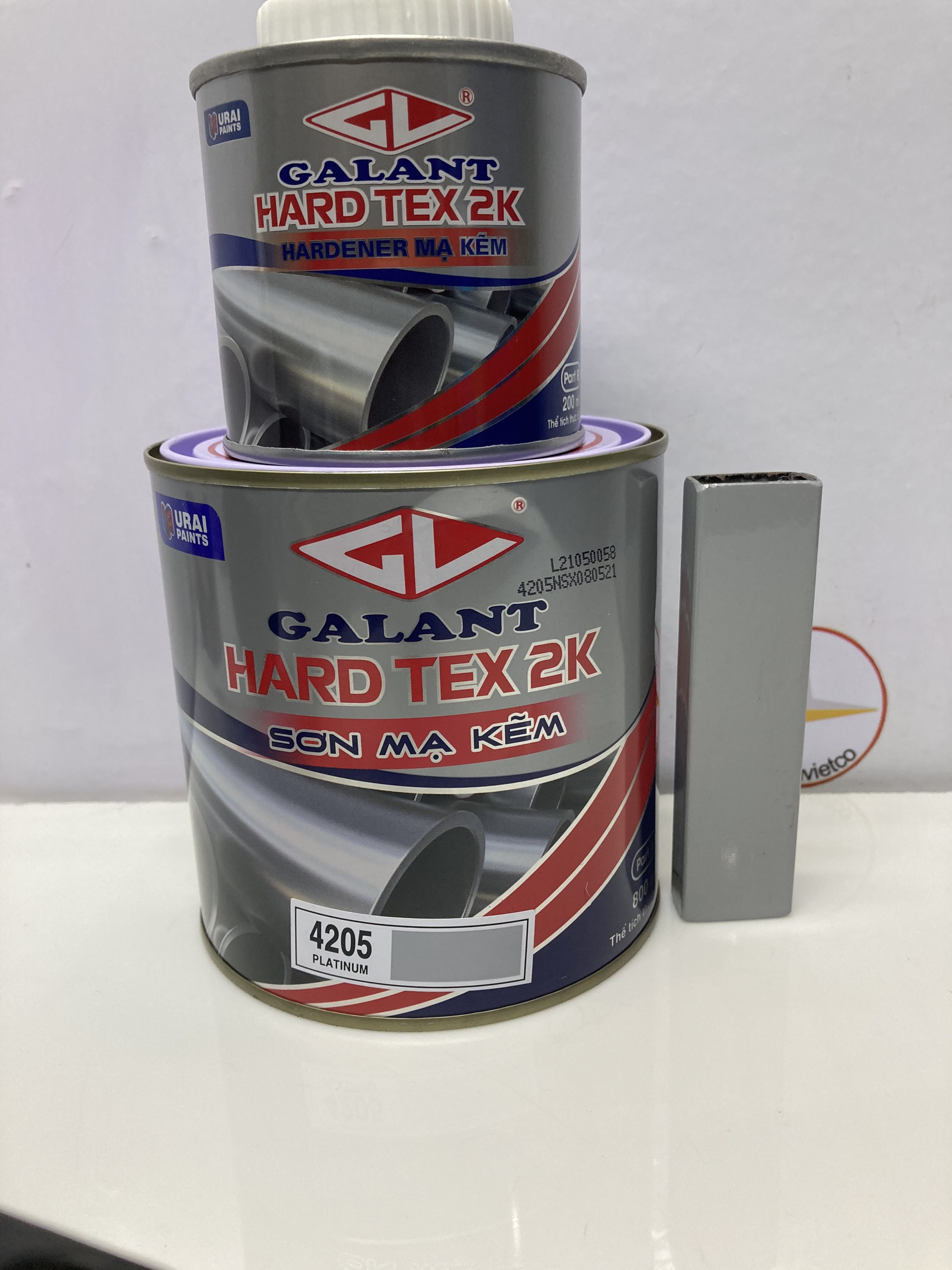 Sơn sắt mạ kẽm không cần lót Hard Tex 2K màu 4205 1L