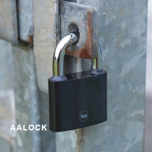 Ổ khoá chống trộm, chống cắt Yale Y111B/60/132/1 màu đen, size 60. Loại ổ khóa bấm rất tốt cho cửa nhà