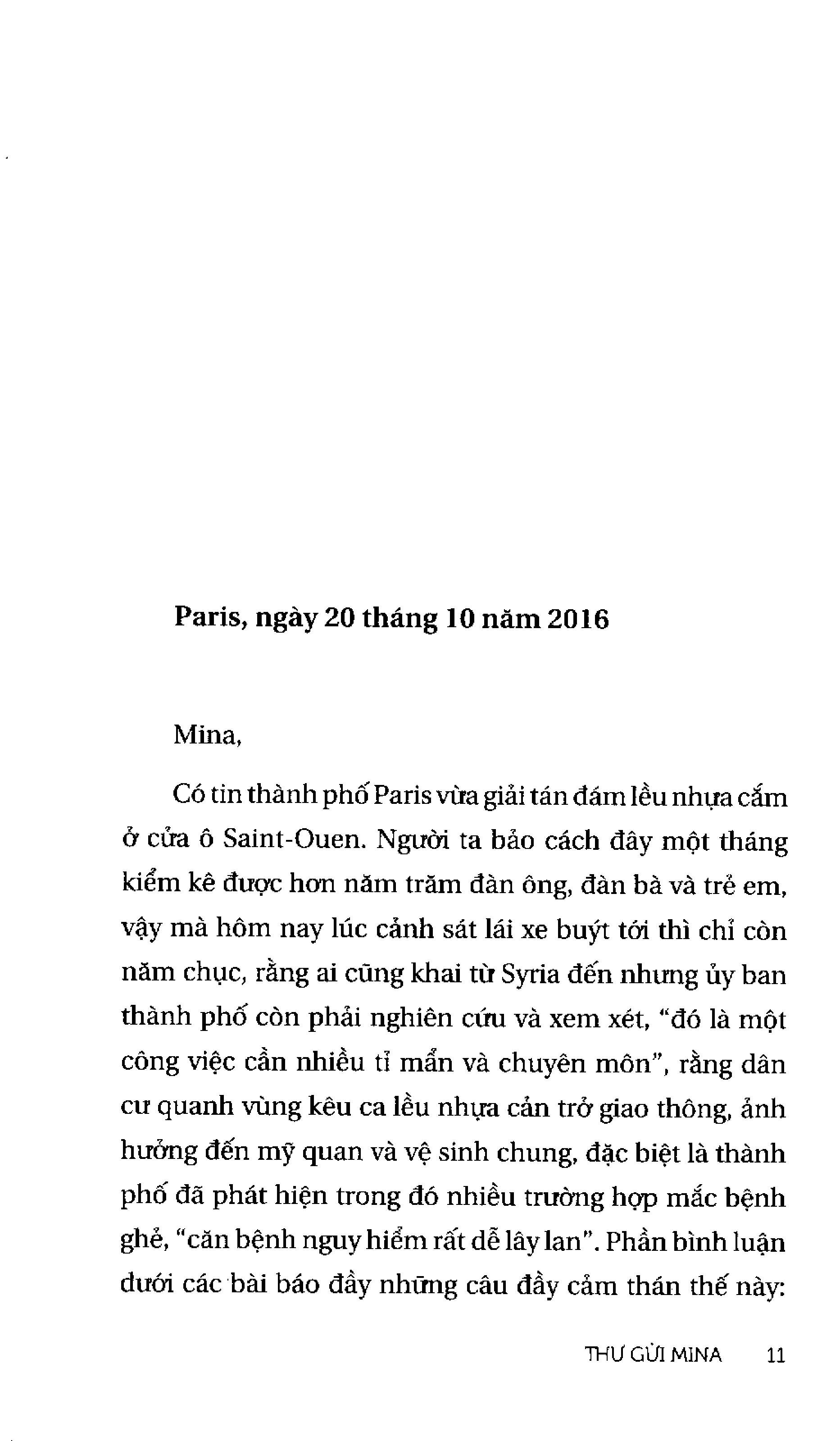 Sách Thư Gửi Mina