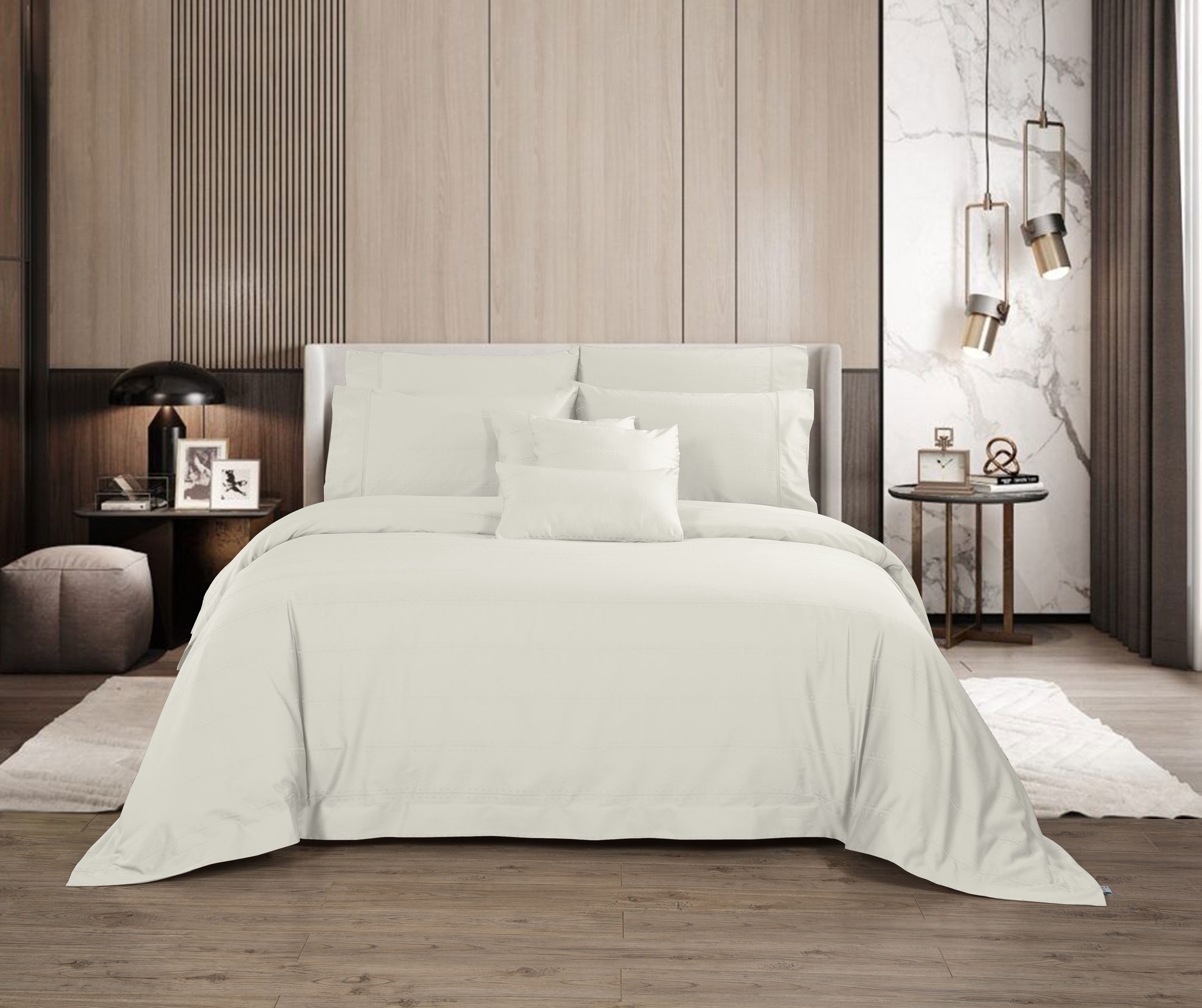 Bộ Ga kèm Vỏ Chăn Akemi Cotton Select Affinity Ulmer, gồm 6 món