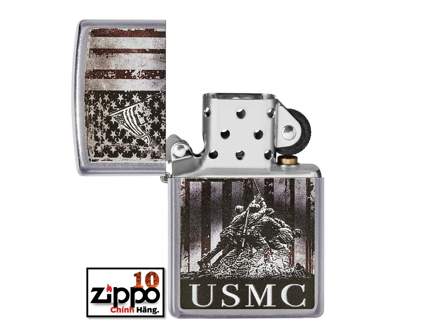 Bật lửa Zippo 49316 U.S. Marine Corps - Chính hãng 100%