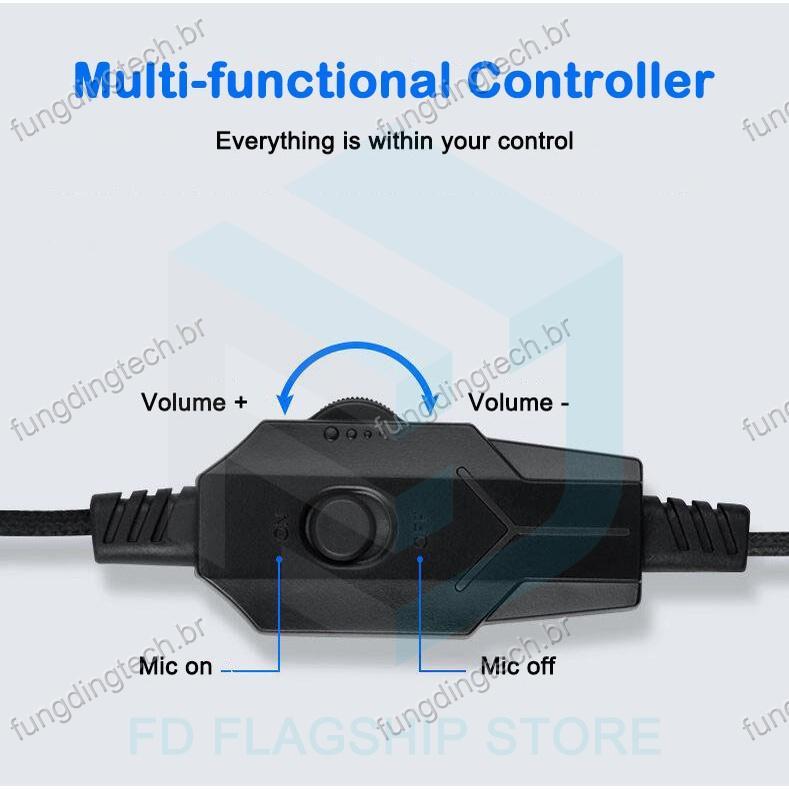 Tai Nghe gaming H200 7.1 RGB Có Đèn led Chống Ồn Kèm Mic Dành Cho Điện Thoại / laptop / Xbox