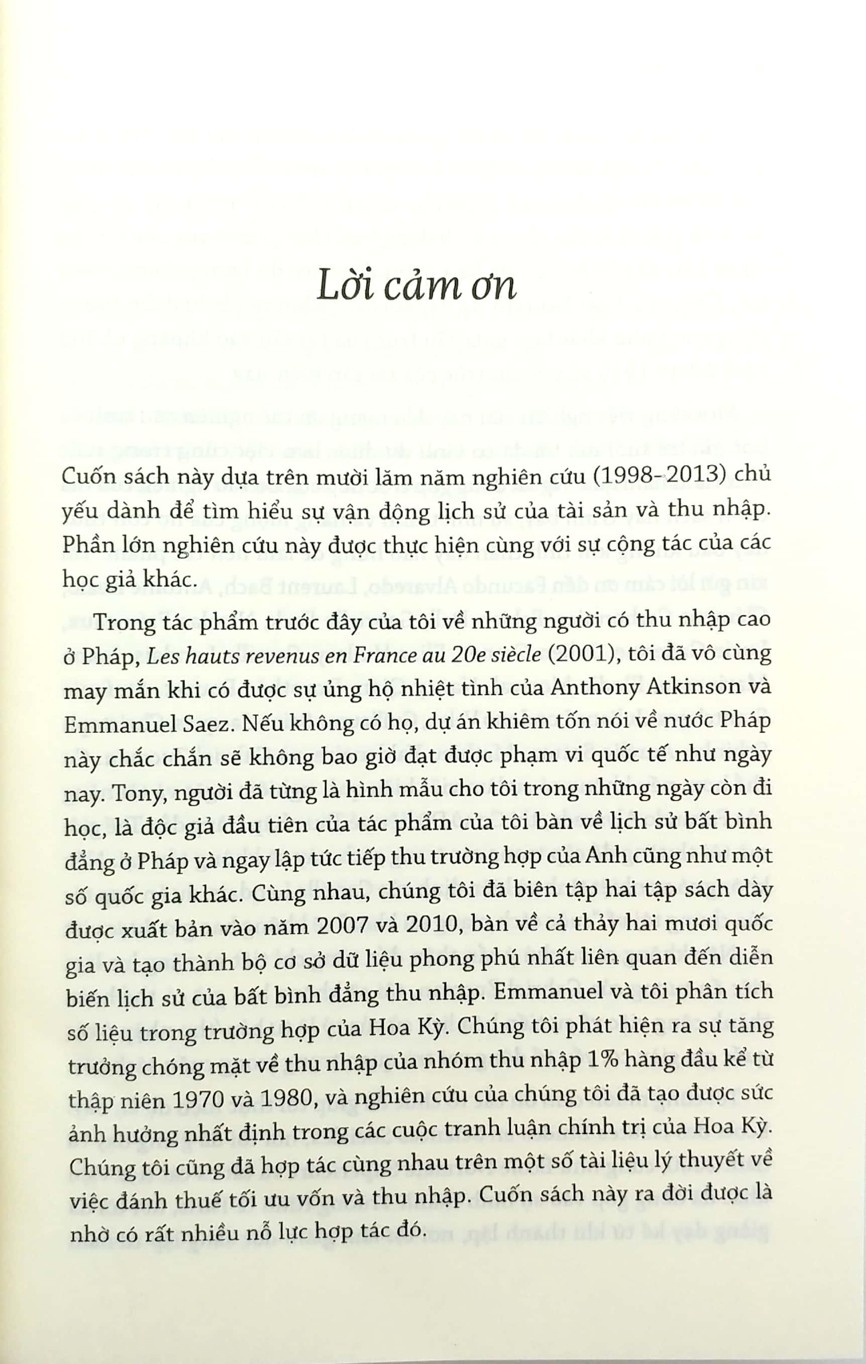 Tư Bản Thế Kỷ 21 - Le Capital Au XXIe SièCle