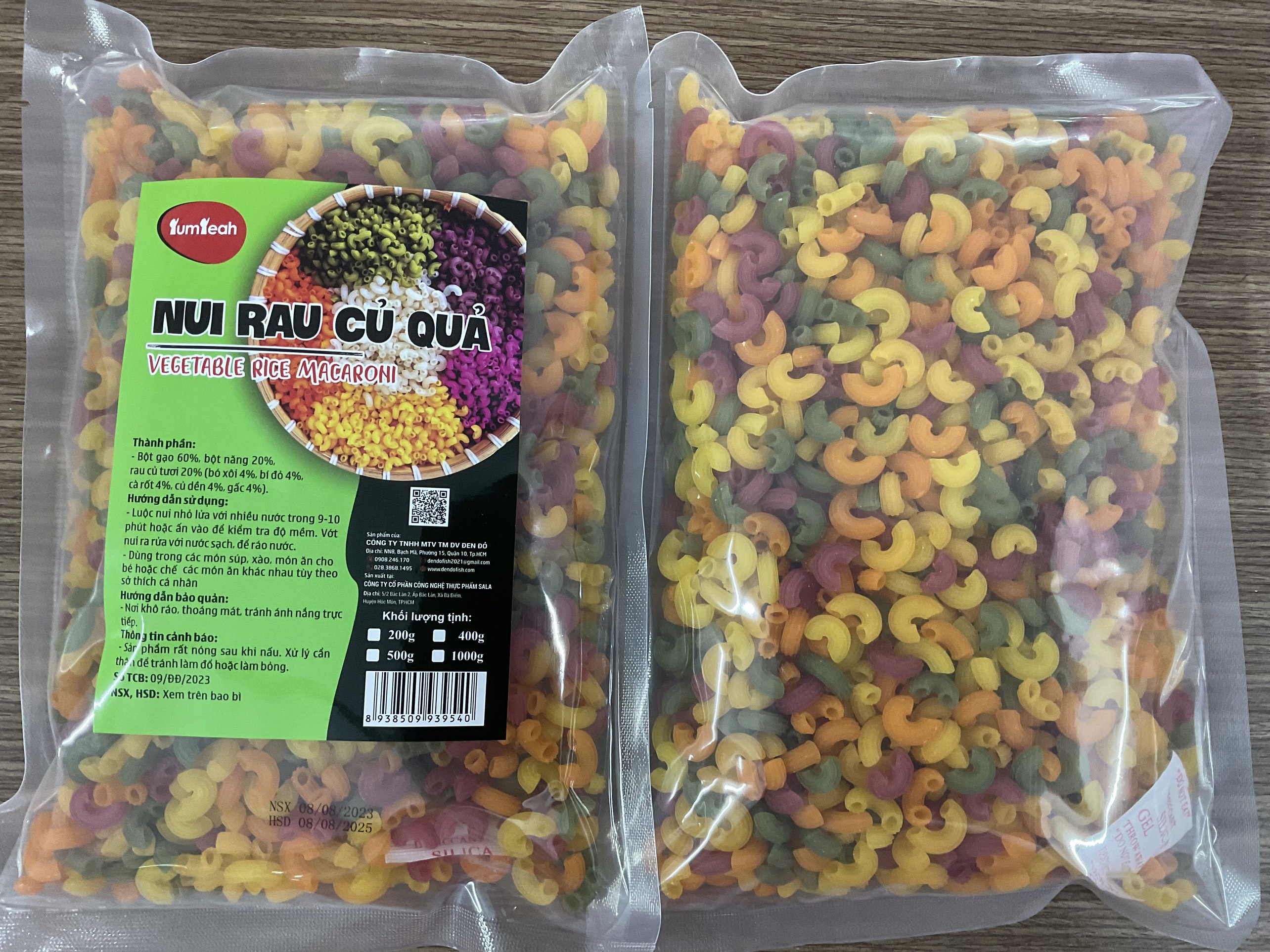 NUI RAU CỦ 500g