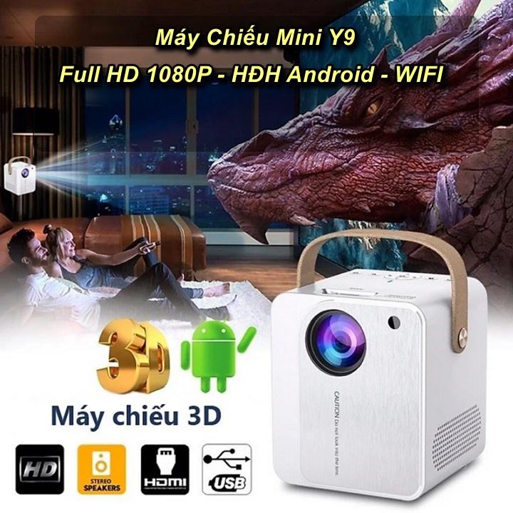 Máy Chiếu Mini Y9 - Full HD 1080P - HĐH Android - WIFI - Home and Garden