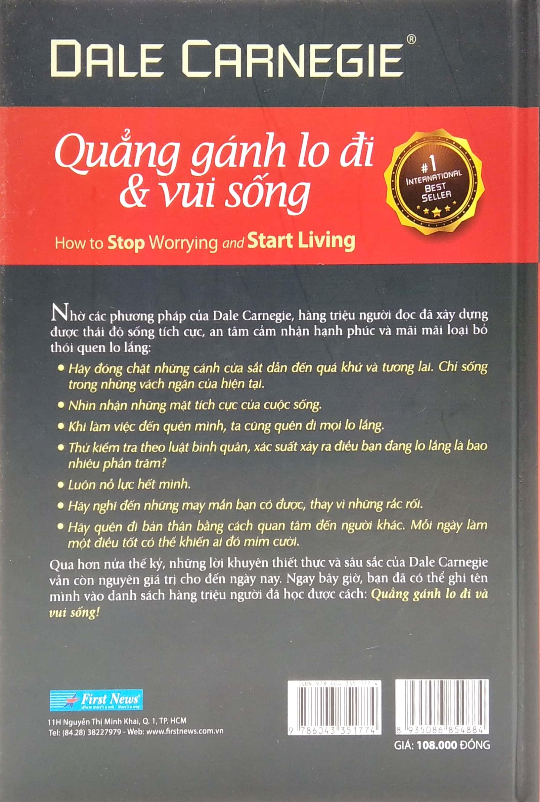 Quẳng Gánh Lo Đi & Vui Sống - Bìa Cứng