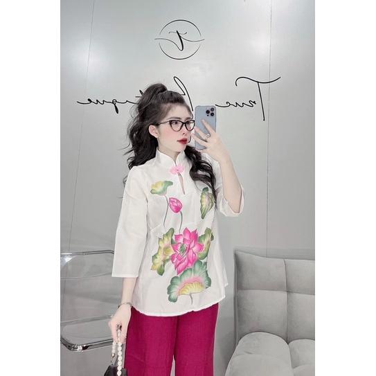 Set lam lụa tay lỡ đi chùa, đi lễ ️ Set lam đẹp giá tốt