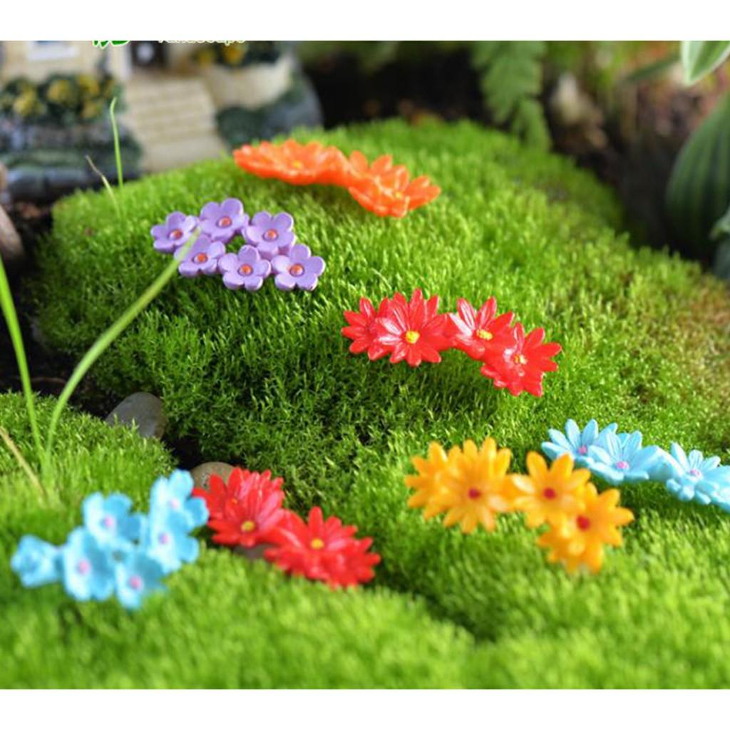 Tiểu Cảnh - Bụi hoa làm tiểu cảnh terrarium/ mô hình trang trí quà tặng trang trí
