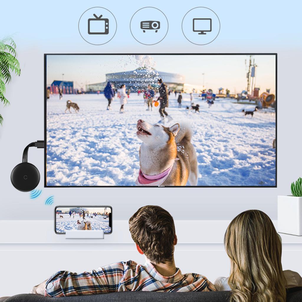 Mini Wireless Receiver Sharing Screen Video   Display Adapter