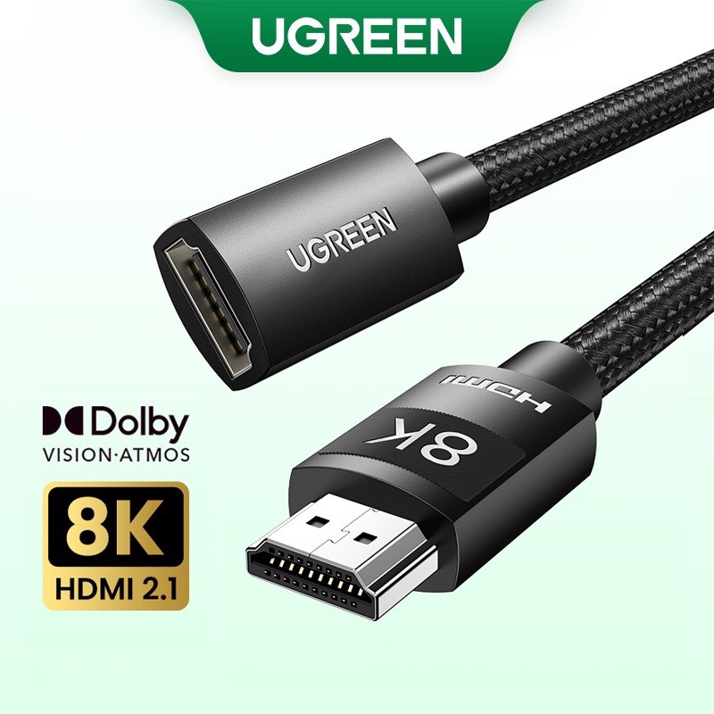 UGREEN Cáp Mở Rộng HDMI 2.1 Cho PS5 GoPro Hero 8 8K/60Hz 4K/120Hz 48Gbps eARC HDCP 8K HDMI 2.1 hàng chính hãng