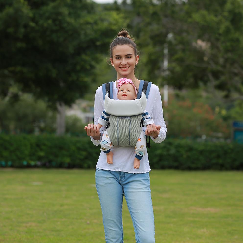 0-30 Tháng Tuổi Baby Sling Thoáng Khí Công Thái Học Cho Bé Trước Bé Mang Kangaroo Trẻ Sơ Sinh Ba Lô Túi Sợi Dọc Hông Ghế